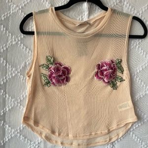 Everything Was Rosey Sheer Top